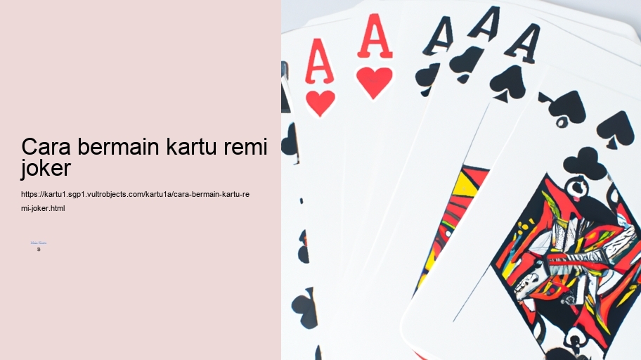 cara bermain kartu remi joker