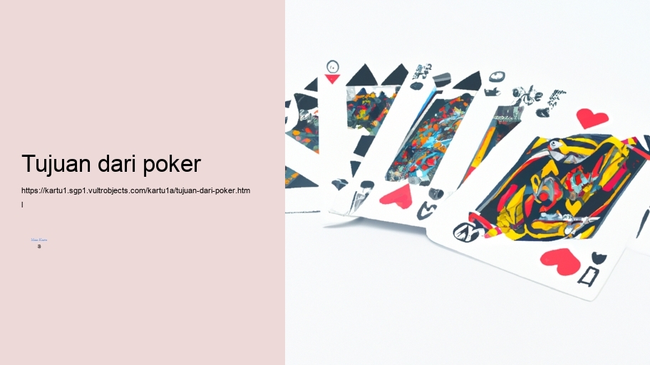 Tujuan dari poker